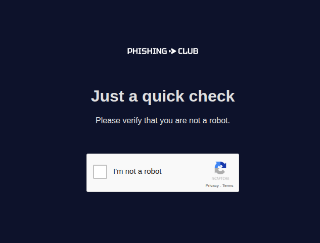 Alternative ClickFix landing page design