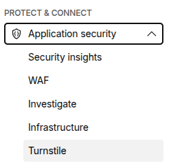Proxy configuration including a capture section