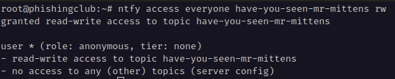 Adding a public topic to subscribe and push notifications to
