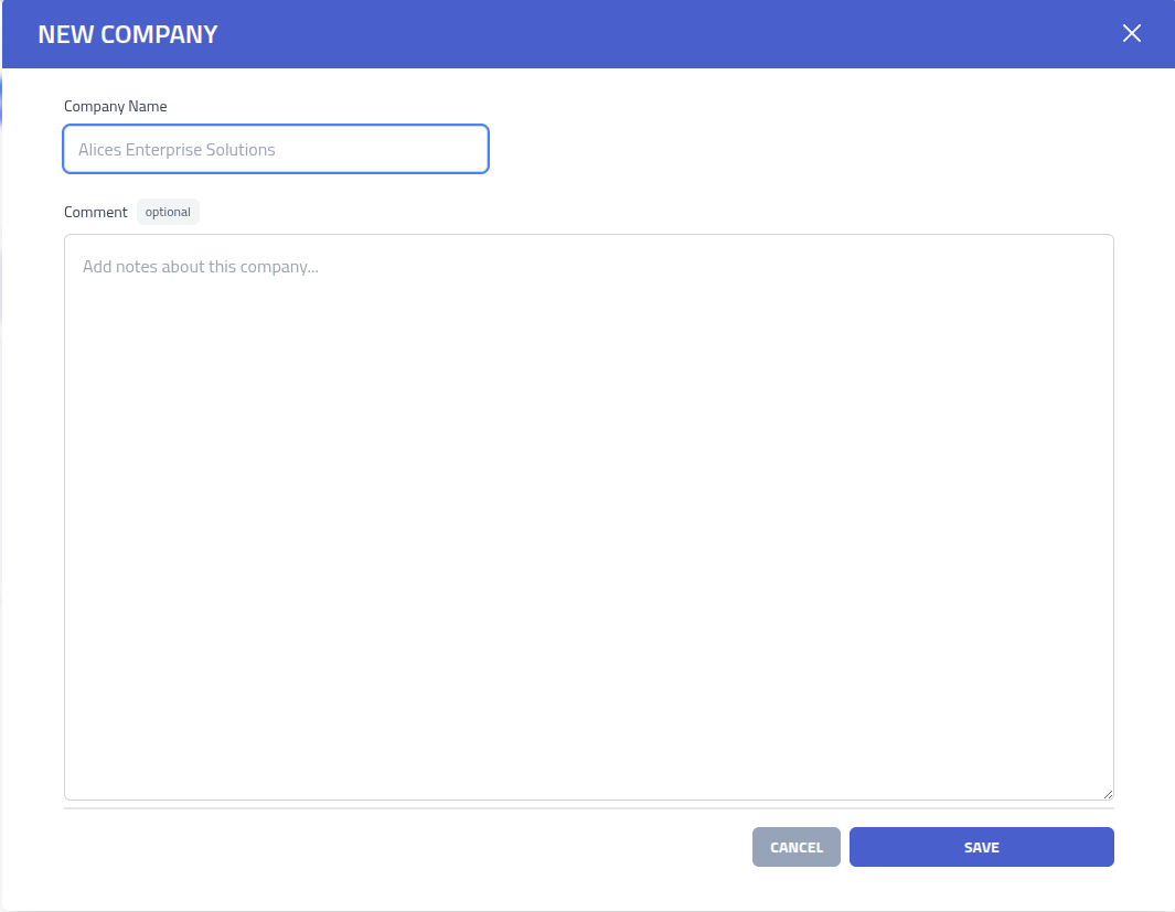Phishing Club - Create company
