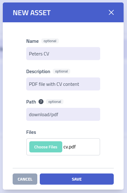 Phishing Club - Domain asset upload