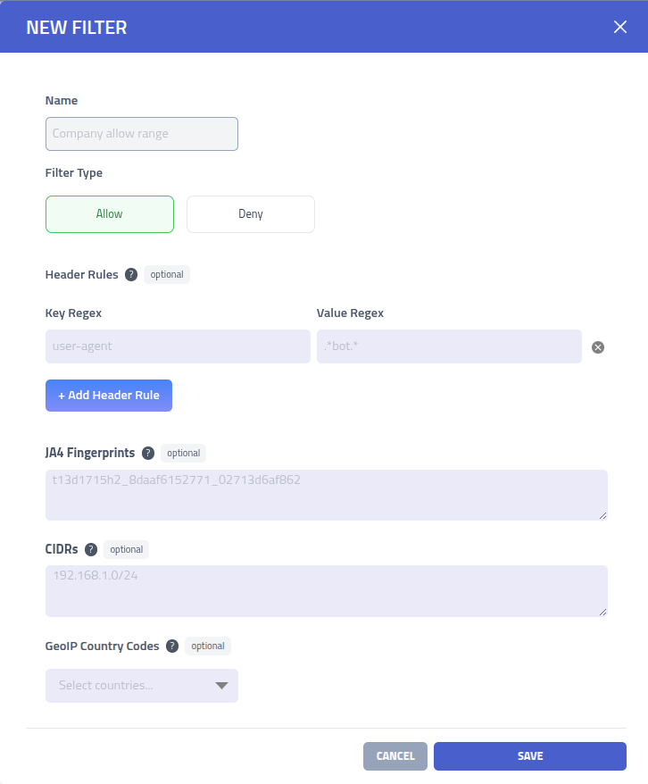 Phishing Club - Create Filter
