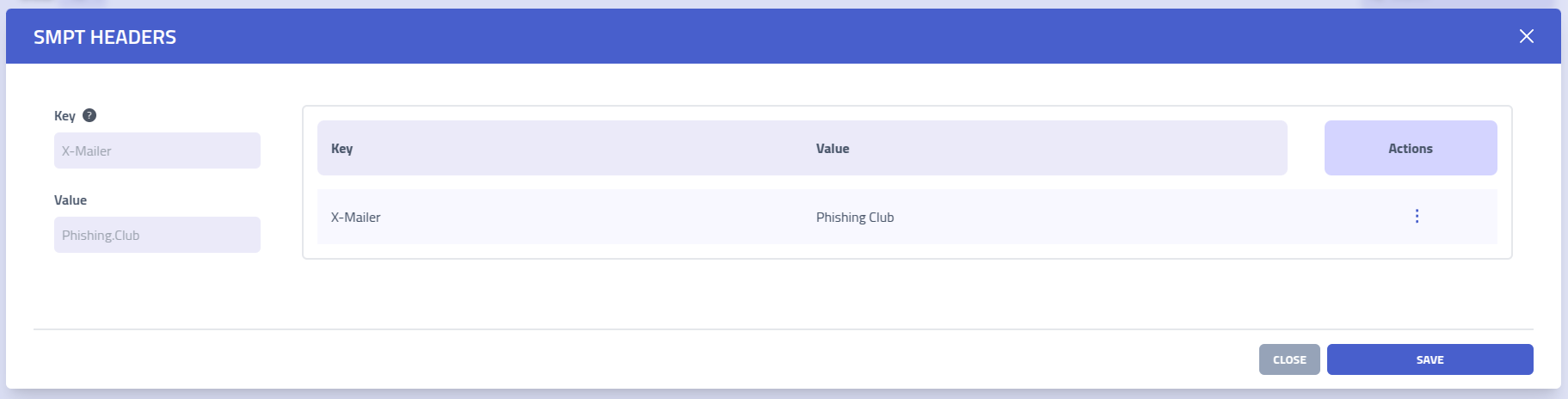 Phishing Club - SMTP headers