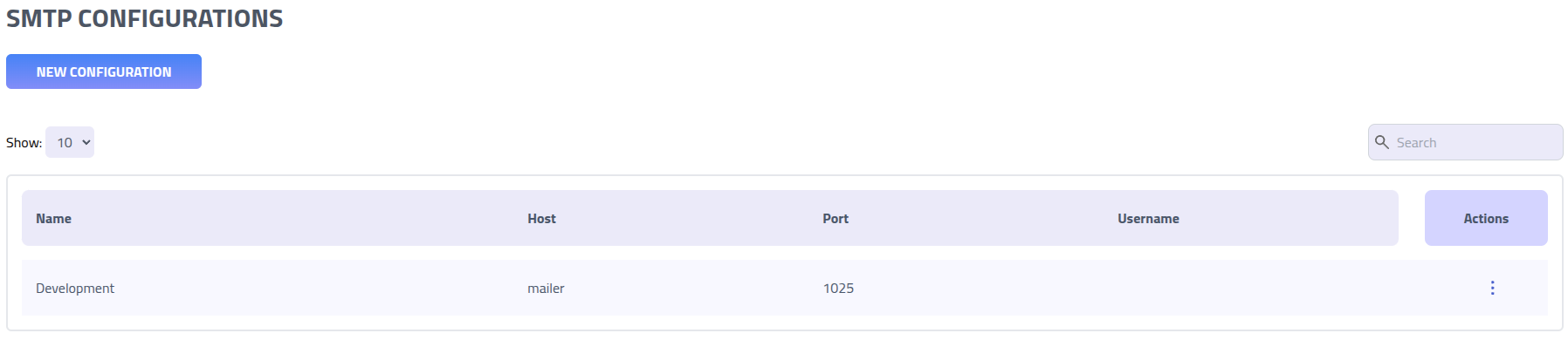 Phishing Club - SMTP configurations